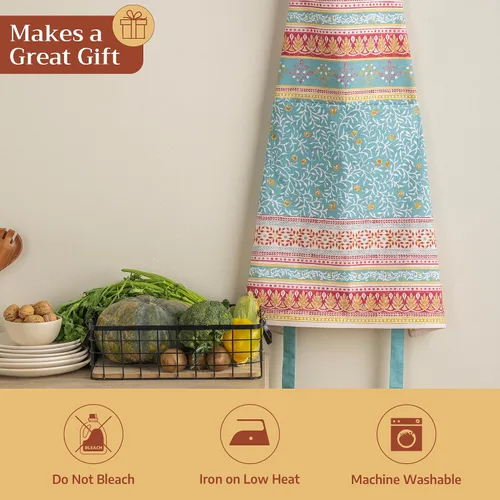Vista 59 de Maison d' Hermine Delantales para mujer con bolsillo, 100% algodón (27.50 x 31.50 pulgadas)