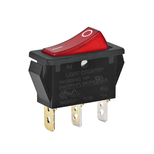 Vista 2 de Paquete de 2 interruptores basculantes 120927-24 de 120 voltios iluminados para chimeneas eléctricas FMI Desa