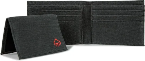 Vista 81 de WOLVERINE Billetera plegable de lona/cuero para hombre