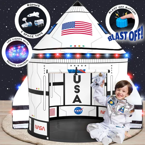 Vista 13 de W&O - Tienda de campaña infantil con botón, diseño extraordinario, desplegable, para niños, juguete para niños y niñas, para exteriores e interiores