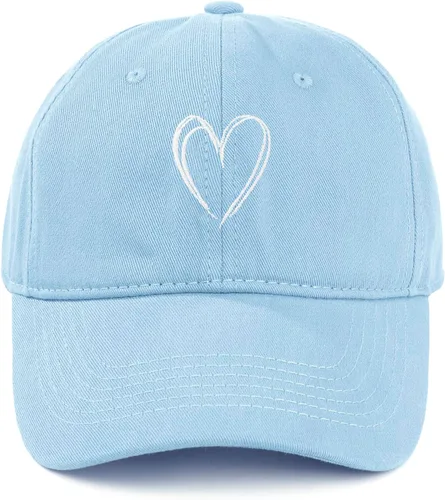 Vista 16 de American Trends Gorras de béisbol para mujer, lindo corazón bordado para Armada con corazón blanco