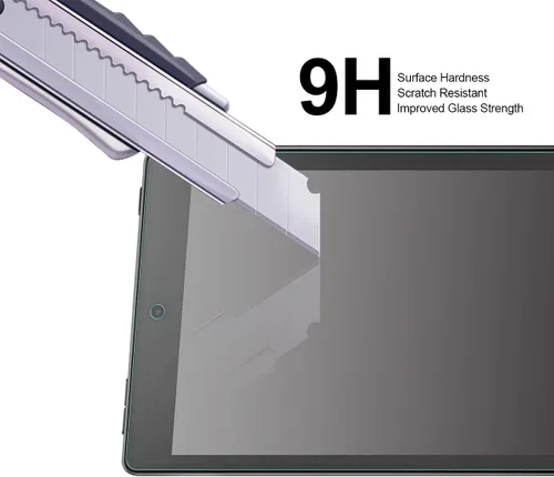 Vista 4 de Supershieldz (2 unidades) Diseñado para tablet Fire HD 8 y Fire HD 8 edición infantil (solo 8ª y 7ª generación, versiones 2018 y 2017), protector