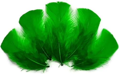 Vista 22 de 1/4 lb - Aqua Blue Pavo Marabou Corto Plumas Sueltas Mullidas Al Por Mayor A Granel