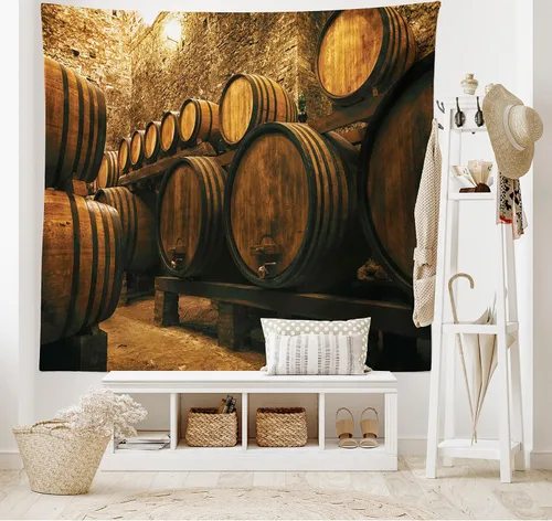 Vista 47 de Lunarable Tapiz de los años 90, historia inspirada en el arte pop, ilustración temática de baile de celebración, decoración de tela para colgar