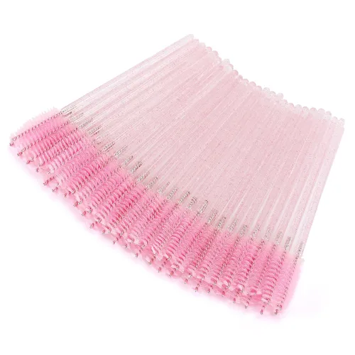 Vista 12 de Tbestmax - 50 unidades de varillas desechables para pestañas, varillas para peinar las cejas para extensiones de pestañas, varillas para pestañas