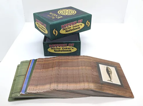 Vista 3 de El regreso del cuaderno del Doctor Esker, un juego de cartas de rompecabezas en el estilo de las salas de escape