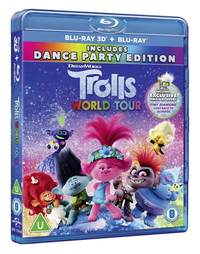 Vista 2 de Trolls World Tour Blu-RayBlu-Ray 3D English audio