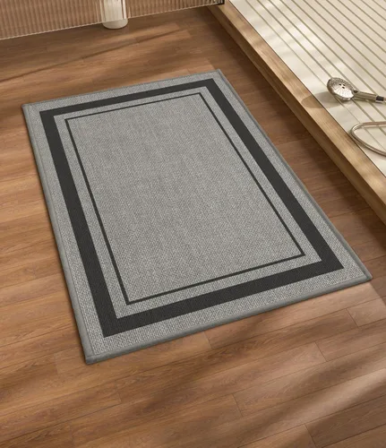 Vista 9 de chakme Juego de 2 alfombras de baño ultrafinas, absorbentes, antideslizantes, lavables a máquina, color beige oscuro, 17 x 24 pulgadas + tapete
