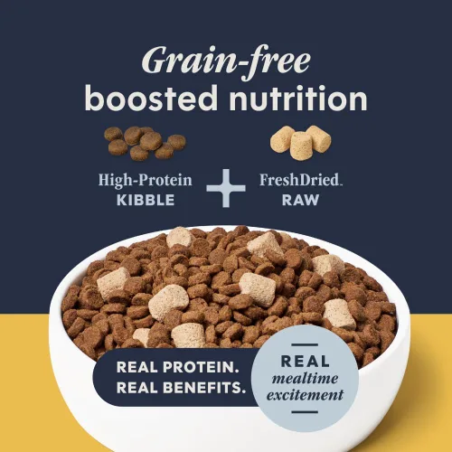 Vista 5 de Instinct Receta sin granos Raw Boost con pollo real natural seco para gatos, bolsa de 10 libras