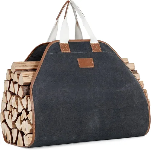 Vista 14 de INNO STAGE Bolsa de lona para troncos, 39 pulgadas de largo x 18 pulgadas de ancho, gris