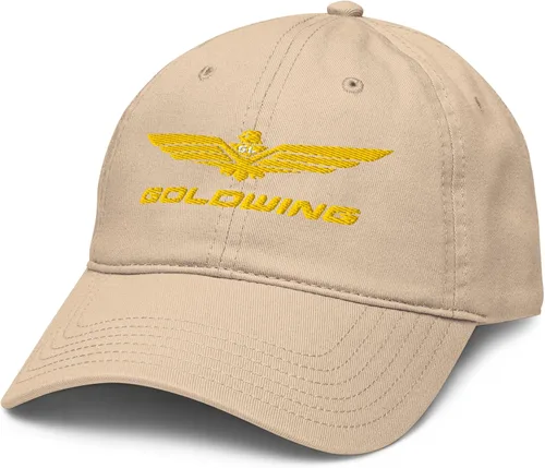 Vista 26 de Honda Gorro de béisbol ajustable con logotipo de Goldwing, Azul marino