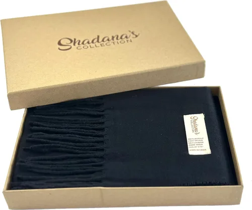 Vista 5 de Bufanda de invierno clásica con sensación de cachemira, colección súper suave