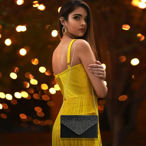 Vista 2 de BBjinronjy Clutch Purse for Women Evening Bags for Women Formal Wedding Party Cocktail Prom Crossbody Purse Evening Handbags