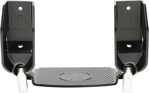 Vista 9 de KUAFU Escalón lateral compatible con Chevrolet Toyota Ford Dodge Jeep GMC Nissan Mazda 1967-2020 aluminio 2 piezas de escalón lateral para Negro