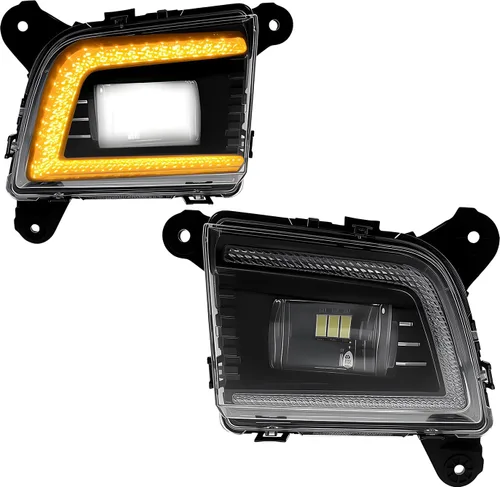 Vista 62 de Shocklight Luces antiniebla LED de repuesto para Dodge Ram 1500 2009-2012, Dodge Ram 2500 3500 2010-2018 Lámparas antiniebla izquierda y derecha
