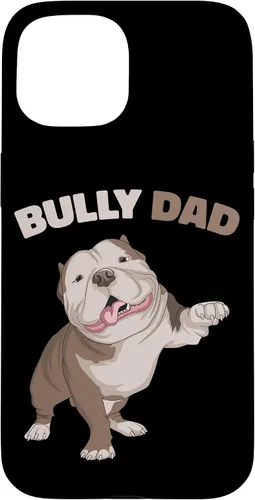 Vista 6 de American Bully Dad Dog Owner Father Funny Men Case for iPhone 17