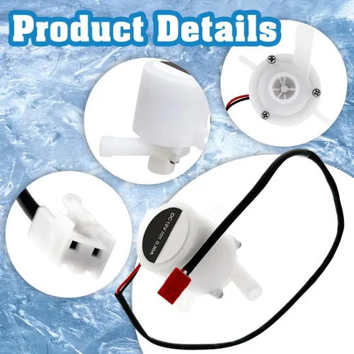 Vista 5 de HZB-12A/25BF ZLWB-12 Máquina de hielo Bomba de agua para máquina de hielo en bala pequeña para el hogar HZB-25BF/ HZB-13F/ HZB-20FA