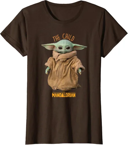 Vista 12 de Star Wars The Mandalorian Grogu The Child Photo Pose - Camiseta linda Negro