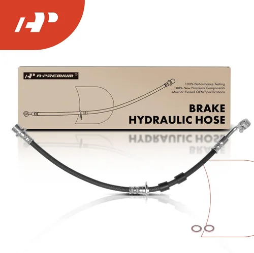 Vista 8 de A-Premium Manguera hidráulica de freno delantero compatible con los modelos Honda y Acura - Civic 1996-2000 1.6L, EL 1998-2000 - Reemplazar #