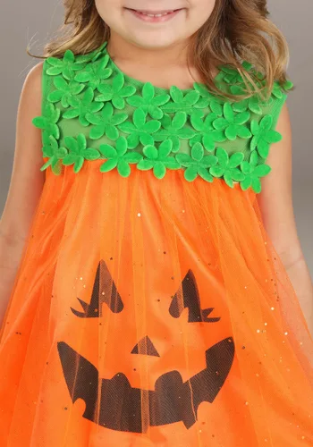 Vista 4 de Disfraz de Calabaza Brillante para Niños Pequeños Multicolor