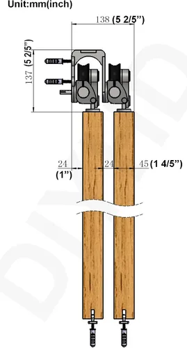 Vista 3 de 2503 bypass, Acero inoxidable, 23cbypass6FT