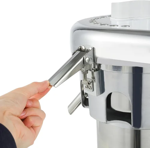 Vista 8 de Extractor de jugo eléctrico de 370 W 110 V Máquina extractor de jugo comercial Extractor de jugo de acero inoxidable de frutas Extractor de jugo
