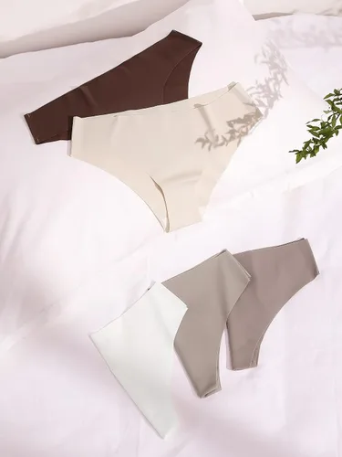 Vista 5 de SHENHE Ropa interior de maternidad para mujer, 5 piezas, sin costuras, no se ve debajo del bulto