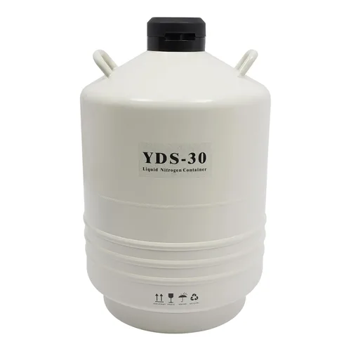 Vista 9 de Contenedor de nitrógeno líquido de 10L/30L, aleación de aluminio Nitrógeno líquido LN2 Tanque Dewar Contenedor criogénico Contenedor (10L)