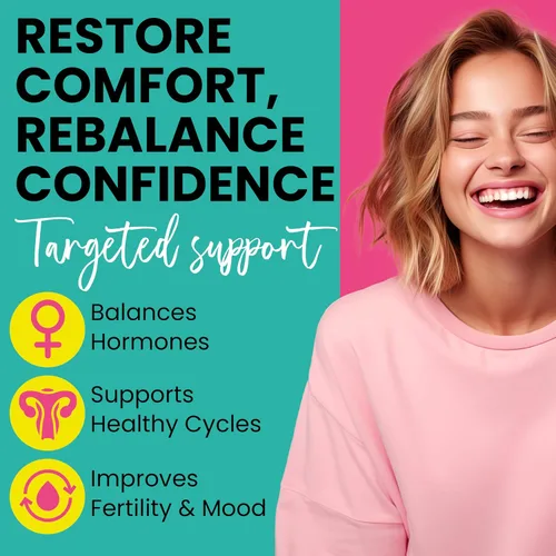 Vista 3 de Suplemento de mio-inositol y D-quiro inositol para mujeres Suplementos de SOP para el equilibrio hormonal para mujeres y apoyo de fertilidad