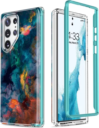 Vista 12 de Esdot Funda protectora para Samsung Galaxy S22 Ultra, de grado militar, resiste caídas de 21 pies (probado), con diseños modernos para mujeres
