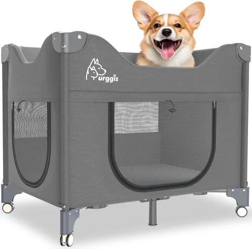 Vista 8 de Cama de noche para perro, literas plegables para cama humana Negro