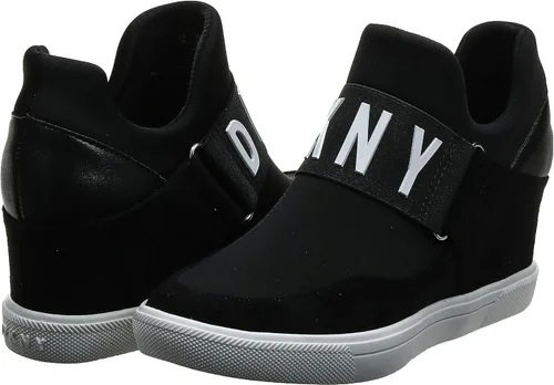 Vista 2 de DKNY Sandalias cómodas de tacón con cuña Cosmos para mujer