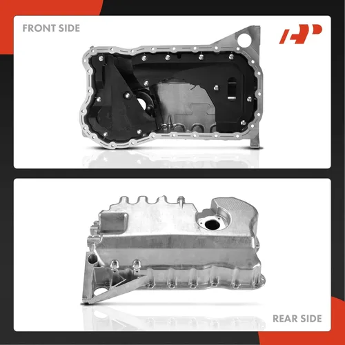 Vista 7 de A-Premium Cárter de aceite de motor con tapón de drenaje compatible con Audi A3 Quattro 2006-2009, TT Quattro 2008-2009, VW Eos 2007-2008, R32