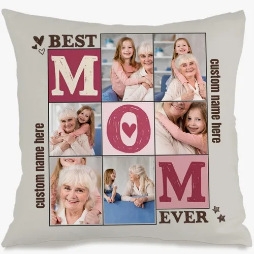 Vista 10 de Personalized Quote Pillow Case with one Photo and Your Added Words Building a Unique Decorative Cushion Suitable for Heartfelt Gift Sharing