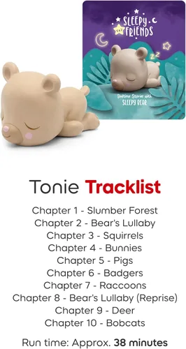Vista 8 de Tonies Sleepy Friends: Bedtime Stories - Figura de juguete de audio con oso soñoliento