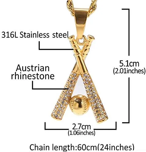 Vista 5 de tenghong2021 14k Basketball Pendant Necklace Stainless Steel Necklace Sports Hiphop Necklace Basketball Pendant Necklace I Love Basketball Necklace