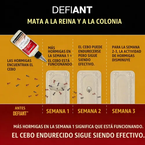 Vista 6 de Catchmaster Defiant - Trampas para hormigas reutilizables extra largas para interiores (paquete de 8), cebo no incluido - Estaciones de cebo