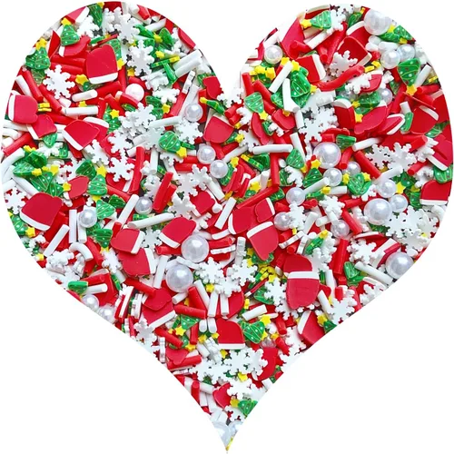 Vista 41 de Chispitas Falsas Chispitas Falsas de Navidad Chispitas Falsas de Caramelo Chispitas de Arcilla Polimérica Chispitas Poliméricas Rebanadas de Arcilla