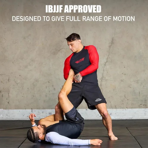 Vista 28 de Elite Sports MMA, BJJJ, No-Gi, protección de entrenamiento de manga corta