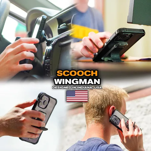 Vista 15 de Scooch Wingman - Funda con función atril para Samsung Galaxy S9 [protección contra caídas de 10 pies] [soporte bidireccional] funda protectora a