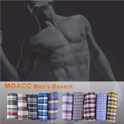 Vista 7 de M MOACC Boxers for Men - Men's 100% Cotton Boxer Briefs Underwear Premium Quality Shorts