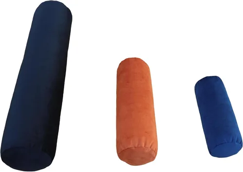 Vista 9 de Ginsimar Almohada cervical de espuma viscoelástica para el cuello, cuello redondo, soporte para dormir, almohada para cama, piernas, espalda y yoga