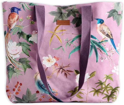 Vista 52 de Maison d' Hermine - Bolsa de lona de algodón reutilizable para mujeres, con asa para el hombro, bolsas a granel para compras y viajes