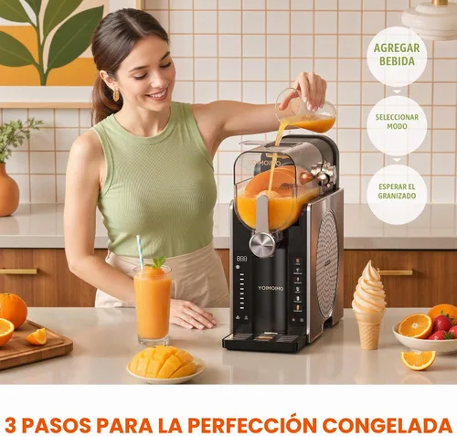 Vista 3 de Máquina de granizado de 88OZ y máquina de helado de servicio suave