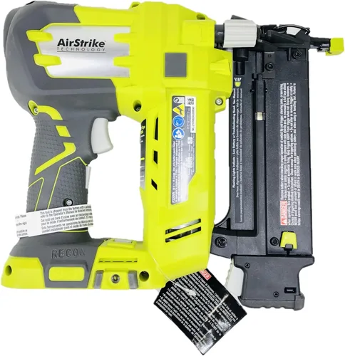 Vista 4 de Ryobi motosierra inalámbrica P854, con batería de iones de litio de 18 V, 2 pulgadas Brad Kit de clavadora (incluye una batería y cargador)