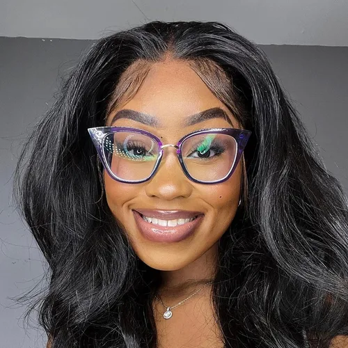 Vista 2 de Zeelool Marco de gafas de ojo de gato para mujeres lente transparente Chandrika ZOP01899