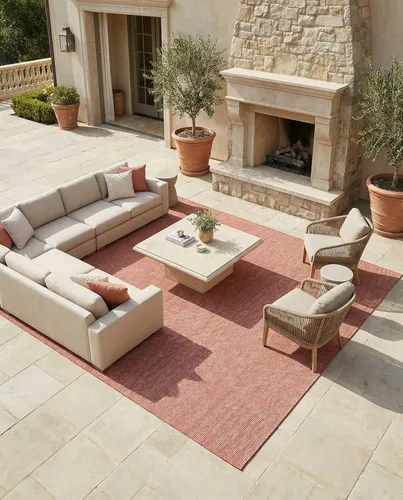 Vista 88 de Rugs.com Outdoor Solid Collection - Alfombra de pelo plano beige de 2 x 3 pulgadas, perfecta para entradas, cocinas, rincones de desayuno, piezas