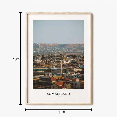 Vista 6 de Impresión de Somalilandia, póster fotográfico de Somalilandia, arte de pared de viaje de Somalilandia, Somalilandia, impresión de fotografía