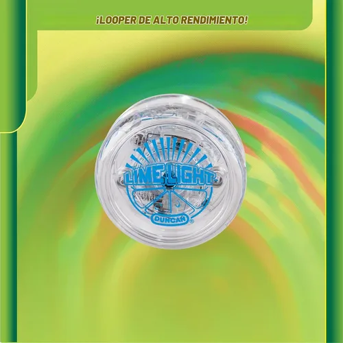 Vista 8 de Duncan Toys Limelight - Yoyó con luz LED, nivel principiante con luces LED, transparente y azul