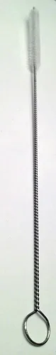Vista 4 de CocoStraw - Cepillo limpiador de tuberías para vidrio, humo, limpiador resistente con mango de acero inoxidable